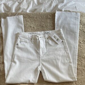 Agolde Women's Crisp White Flare Jeans 26 R